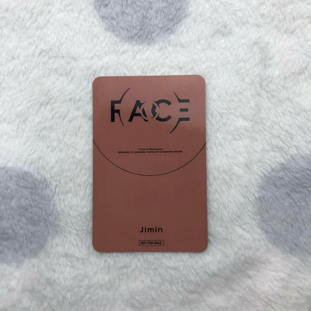 BTS jimin トレカ FACE エンタメ/ホビーのタレントグッズ(アイドルグッズ)の商品写真