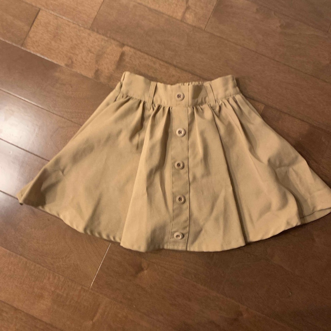 ［中古］パンツ付きスカート　女の子　140 春秋 キッズ/ベビー/マタニティのキッズ服女の子用(90cm~)(スカート)の商品写真