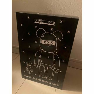 ベアブリック(BE@RBRICK)の【新品】BE@RBRICK XXX BLACK CLEAR 100％＆ 400％(フィギュア)