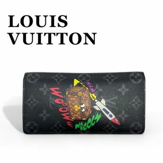 ルイヴィトン(LOUIS VUITTON)のルイヴィトン モノグラム エクリプス ポルトフォイユ ブラザ 長財布　ブラック(長財布)