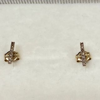 エテ(ete)のete bijoux K18 BGブラウンダイヤピアス(ピアス)