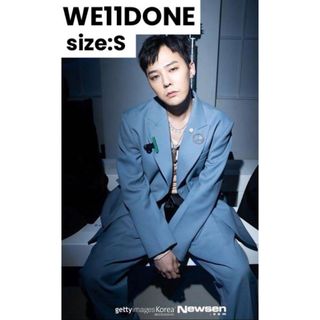 PEACEMINUSONE - G-DRAGON着用 WE11DONE セットアップ Sサイズの PEACEMINUSONE - G-DRAGON着用 WE11DONE セットアップ Sサイズの