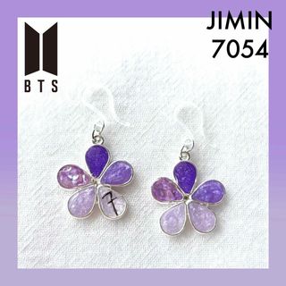 BTSイメージ ピアス 7054 (ジミン)透明フック(アイドルグッズ)