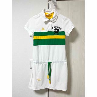 ルコックスポルティフ(le coq sportif)のルコックゴルフ　　 ゴルフウェア ワンピース 半袖　レディース　Lサイズ(ウエア)