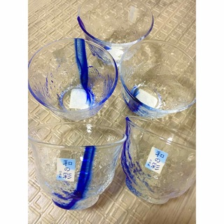 トウヨウササキガラス(東洋佐々木ガラス)の日本製　東洋佐々木ガラス  冷茶グラスセット 和の彩 麻製コースター付き(グラス/カップ)