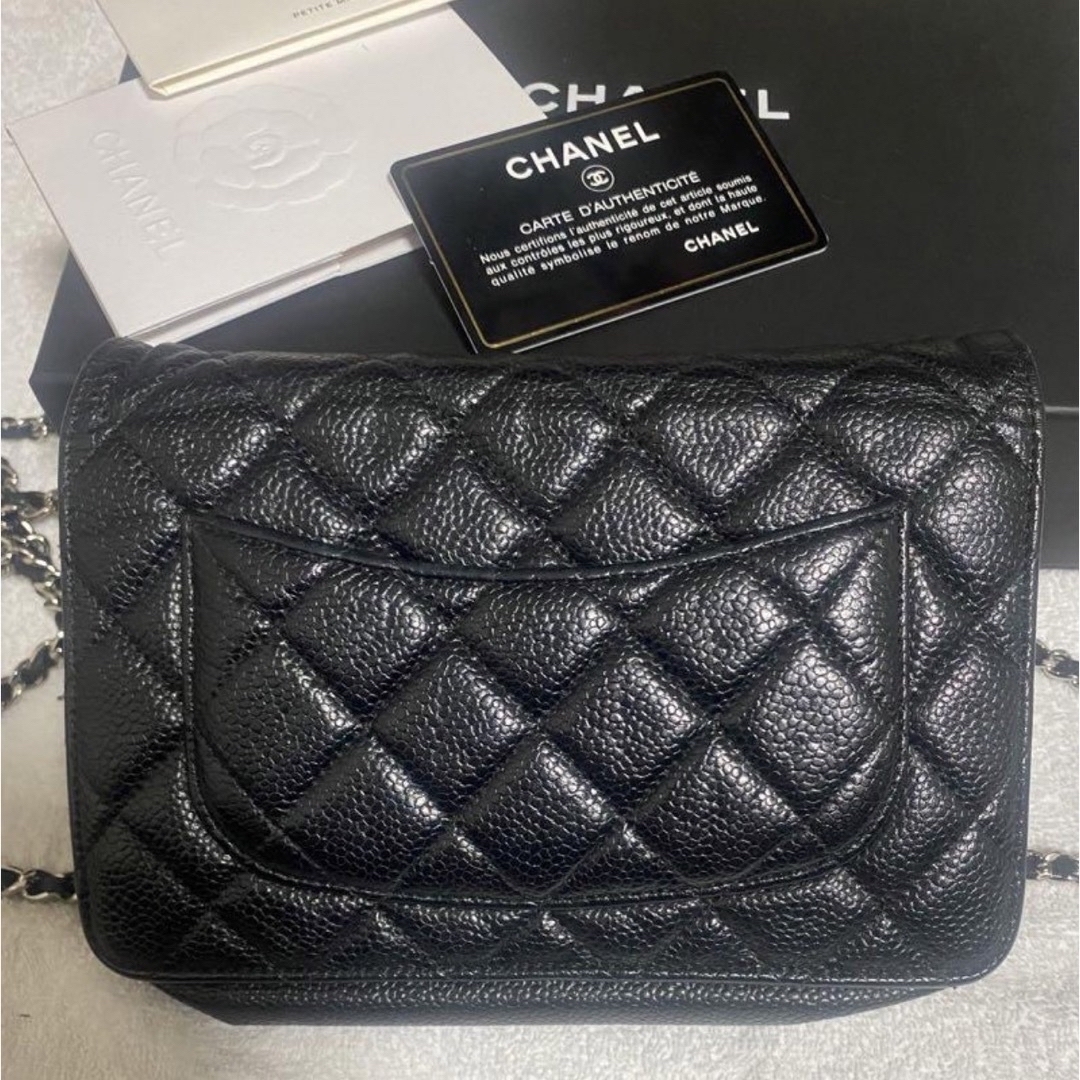 CHANEL(シャネル)のCHANEL  チェーンウォレット  キャビアスキン レディースのバッグ(ショルダーバッグ)の商品写真