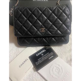 シャネル(CHANEL)のCHANEL  チェーンウォレット  キャビアスキン(ショルダーバッグ)