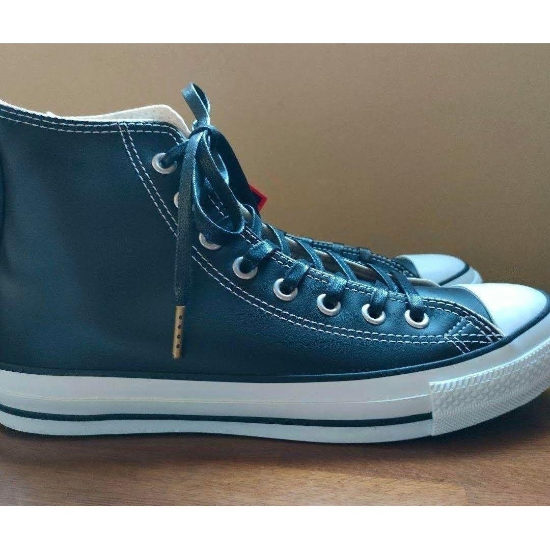 CONVERSE(コンバース)の①希少1B908✨コンバースオールスターORIGINALレザーハイ 26.5cm メンズの靴/シューズ(スニーカー)の商品写真