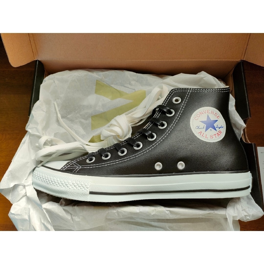 CONVERSE(コンバース)の①希少1B908✨コンバースオールスターORIGINALレザーハイ 26.5cm メンズの靴/シューズ(スニーカー)の商品写真