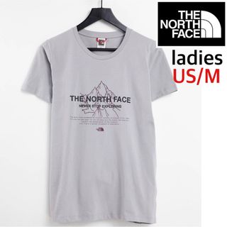 ザノースフェイス(THE NORTH FACE)の【海外限定】TNF　Tシャツ レディース グレー　US/M　日本サイズL(Tシャツ(半袖/袖なし))