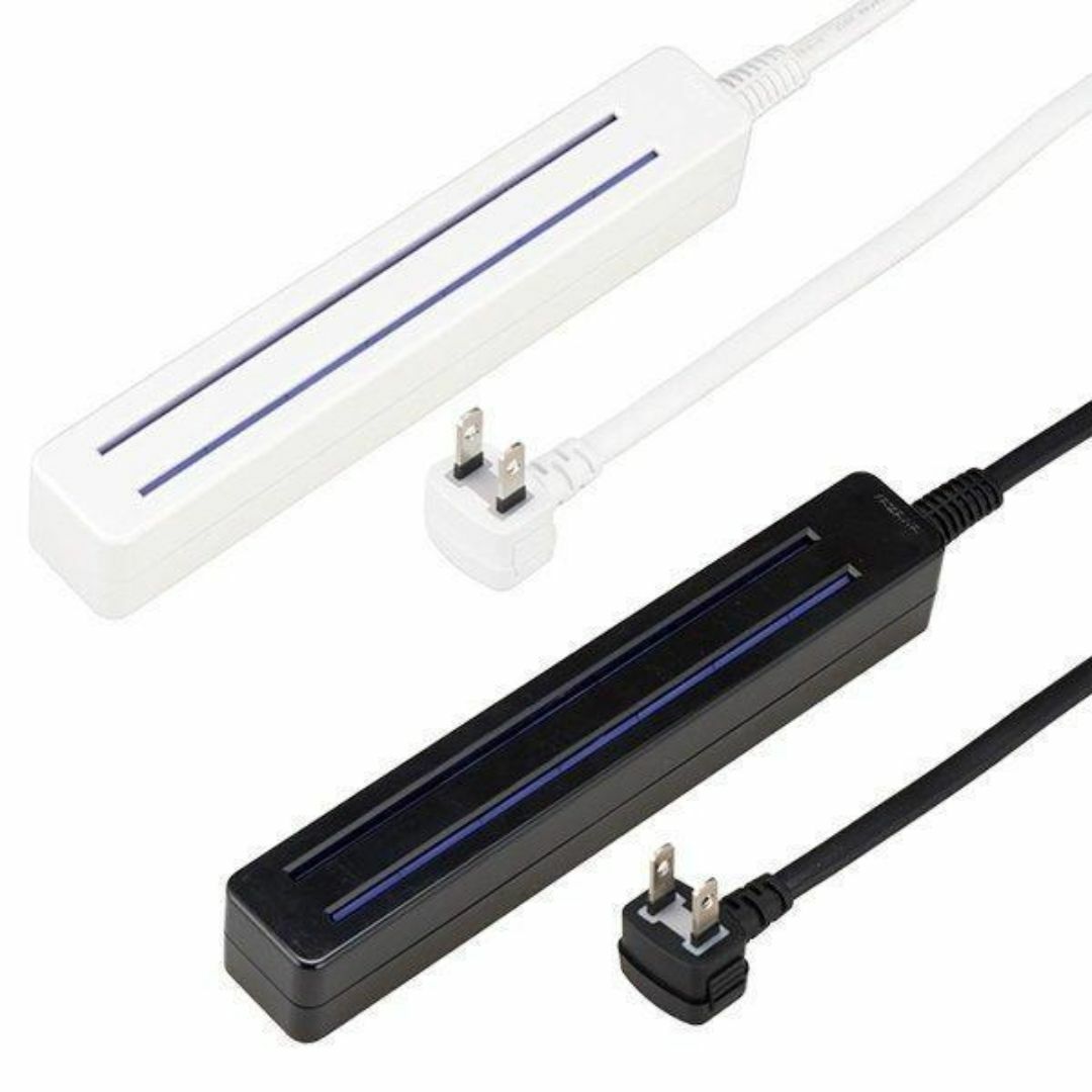【4本セット】 どこでも挿せる USB付き 電源タップ ロングタイプ 2.5m インテリア/住まい/日用品のオフィス用品(店舗用品)の商品写真
