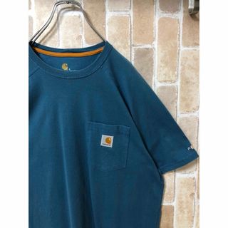 カーハート(carhartt)の【carhartt】カーハート　ワンポイントロゴ　袖ロゴ　tシャツ　Lサイズ(Tシャツ/カットソー(半袖/袖なし))