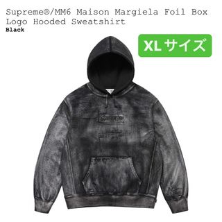 シュプリーム(Supreme)のMM6 Maison Margiela Foil Box Logo Hooded(パーカー)