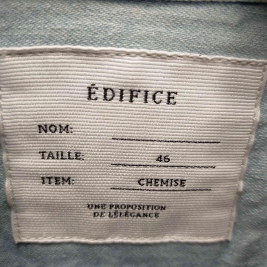 EDIFICE(エディフィス)のEDIFICE(エディフィス) デニムボタンダウンシャツ メンズ トップス メンズのトップス(その他)の商品写真