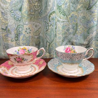 ROYAL ALBERT - ロイヤルアルバート コーヒーカップ＆ソーサー ２客 セット