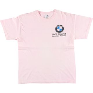 スクリーンスターズ(SCREEN STARS)の古着 スクリーンスターズ SCREEN STARS BMW ビーエムダブリュー バックプリント アドバタイジングTシャツ メンズS /eaa431992(Tシャツ/カットソー(半袖/袖なし))