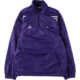 アディダス(adidas)の古着 00年代 アディダス adidas カレッジ ハーフジップ ナイロンプルオーバー メンズS /eaa435392(ナイロンジャケット)