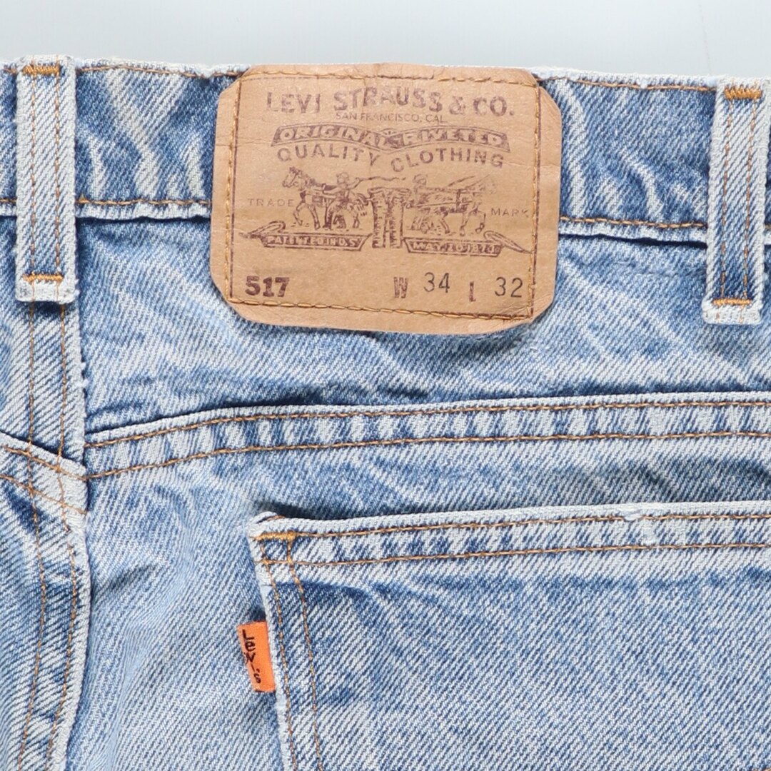 Levi's(リーバイス)の古着 リーバイス Levi's 517 ブーツカットデニムパンツ メンズw32 /eaa431252 メンズのパンツ(デニム/ジーンズ)の商品写真