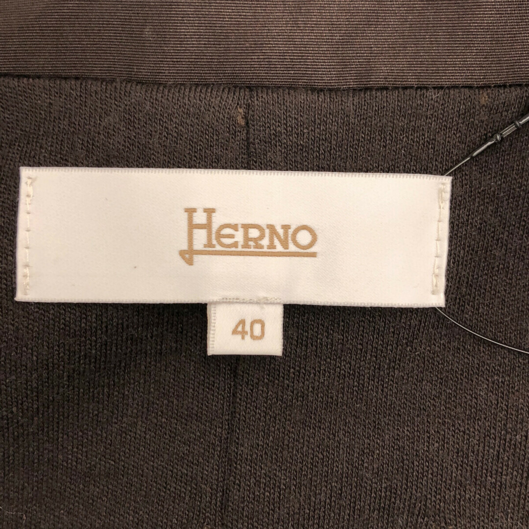 HERNO(ヘルノ)のHERNO ヘルノ テーラードジャケット 1B 40サイズ レディースのジャケット/アウター(テーラードジャケット)の商品写真