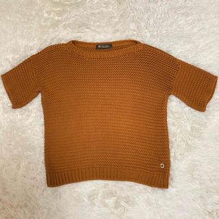 ロロピアーナ(LORO PIANA)のロロピアーナ　半袖　かぎ編み　サマーニット　シルク　コットン　ニット(ニット/セーター)