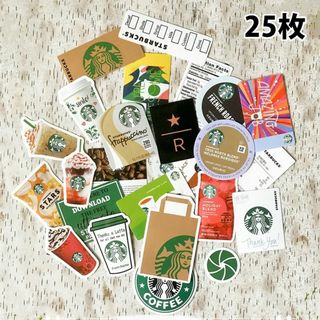 スターバックス(Starbucks)の25枚・ スタバ 美味しいコーヒー ステッカーシール(シール)