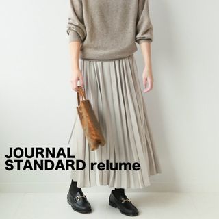 ジャーナルスタンダードレリューム(JOURNAL STANDARD relume)のJOURNAL STANDARD relume サテンプリーツスカート(ロングスカート)