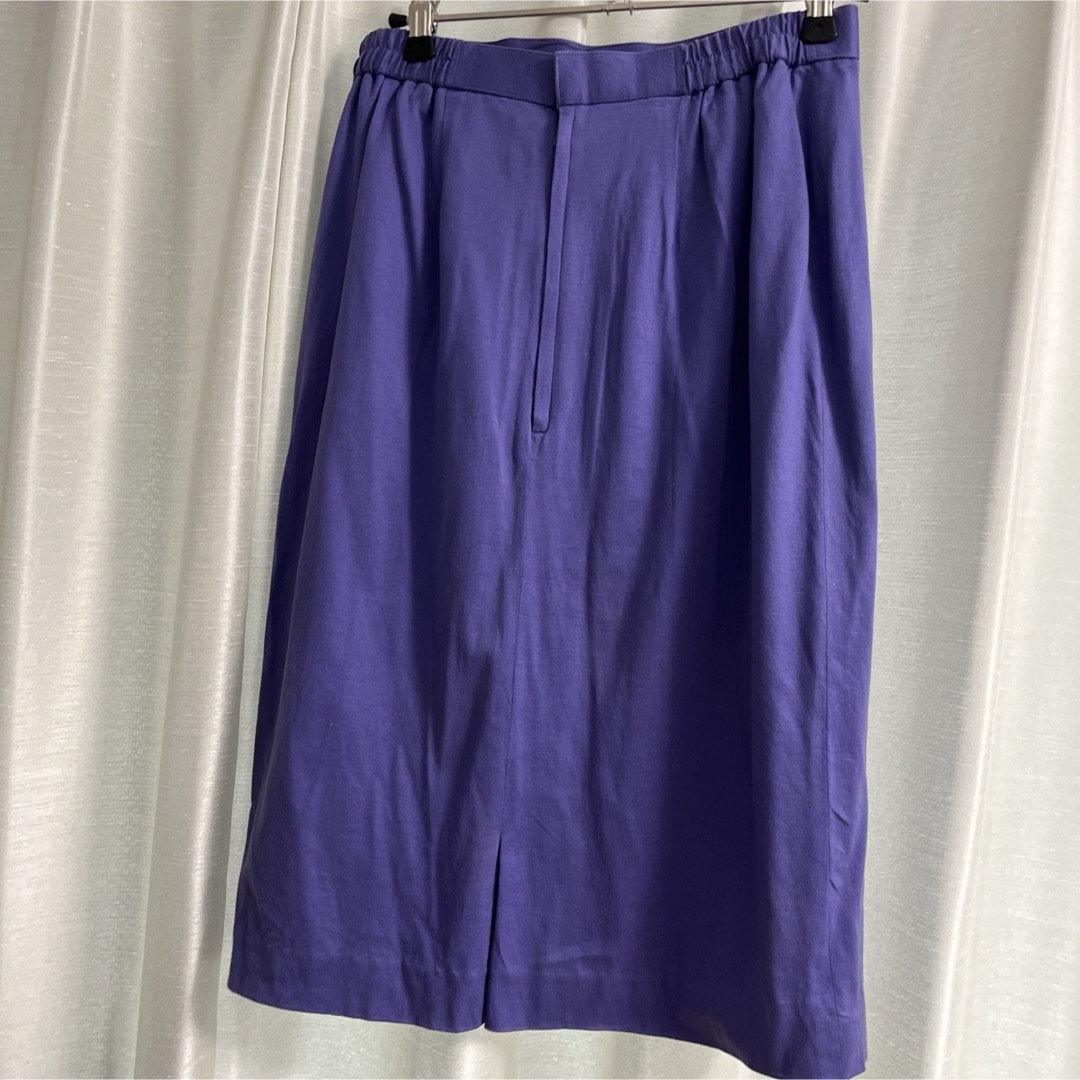 LOBJIE(ロブジェ)のロブジェ タイトスカート ペンシルスカート 紫 レディースのスカート(ひざ丈スカート)の商品写真