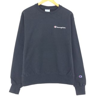 チャンピオン(Champion)の古着 チャンピオン Champion リバースウィーブ 復刻 単色タグ ロゴスウェットシャツ トレーナー メンズM /eaa411619(スウェット)