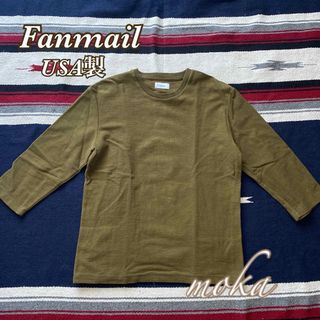 Fanmail ファンメール コットン カットソー USA製(Tシャツ/カットソー(七分/長袖))