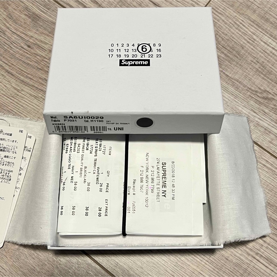 Supreme(シュプリーム)のSupreme x MM6 Receipt Wallet メンズのファッション小物(折り財布)の商品写真