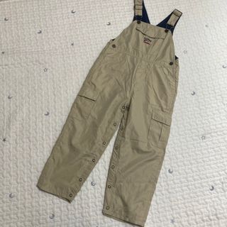 オシュコシュ(OshKosh)のOshkosh サロペット オーバーオール ベージュ シャカシャカ 100cm(パンツ/スパッツ)