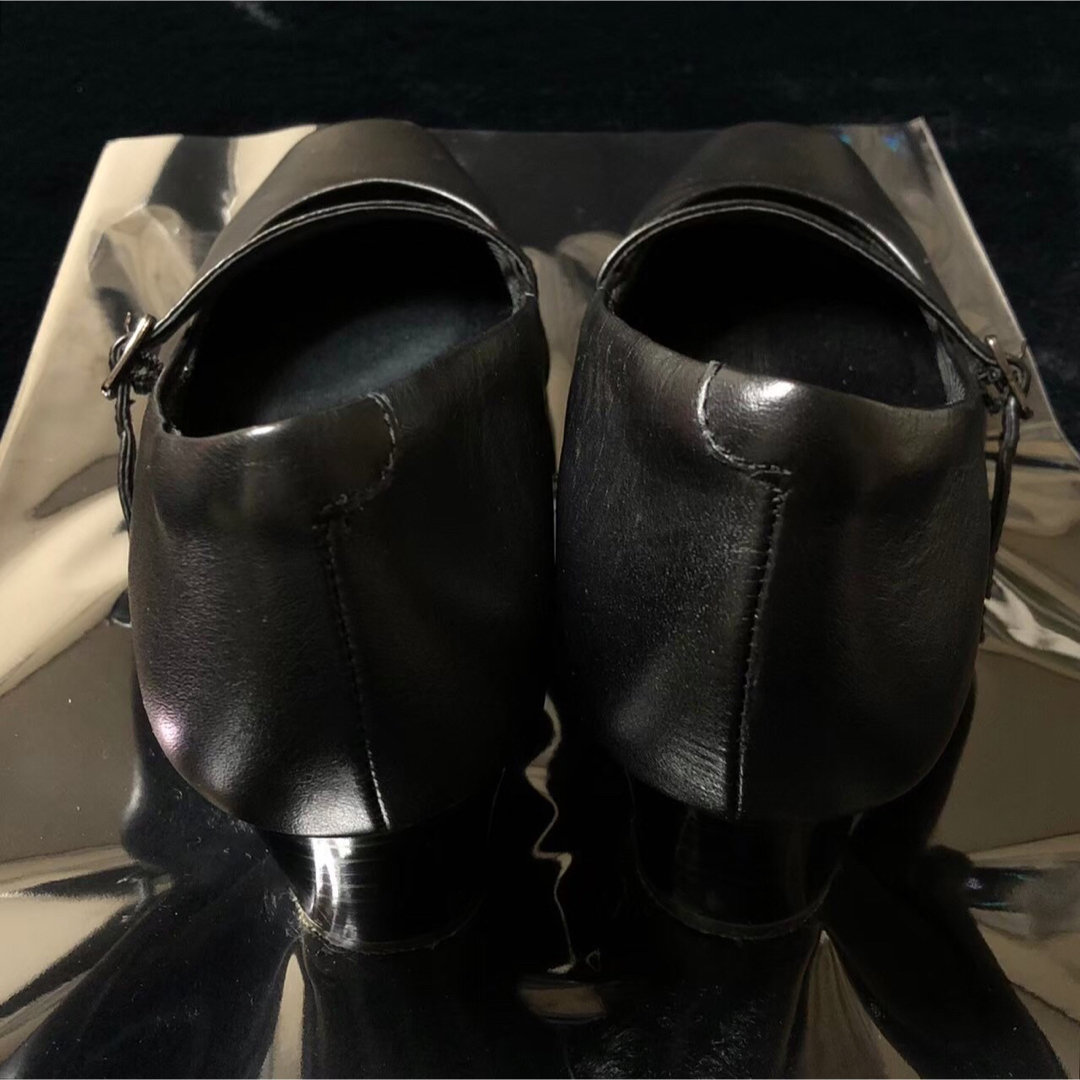 アクアレディ　ウォーキングパンプス　22.0cm黒　2回着　美品　就活ビジネス レディースの靴/シューズ(ハイヒール/パンプス)の商品写真