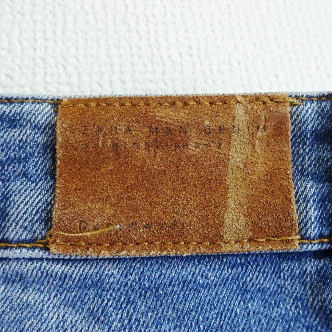 ZARA(ザラ)のZARA MAN　スキニーデニム　W88cm　ストレッチ　サイドジップ　トルコ製 メンズのパンツ(デニム/ジーンズ)の商品写真