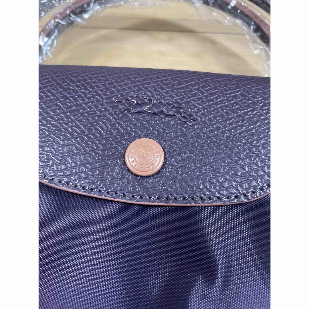 LONGCHAMP(ロンシャン)の新品未使用 ロンシャン トップハンドルバッグ sサイズ　パープル レディースのバッグ(ハンドバッグ)の商品写真