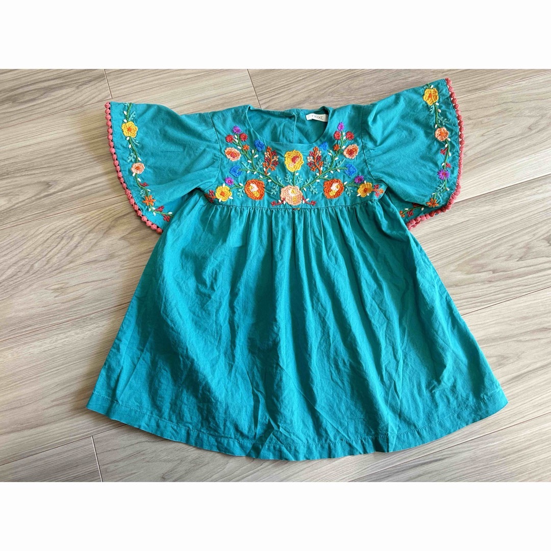 NEXT(ネクスト)のNEXT 刺繍ワンピース チュニック 90cm キッズ/ベビー/マタニティのキッズ服女の子用(90cm~)(ワンピース)の商品写真