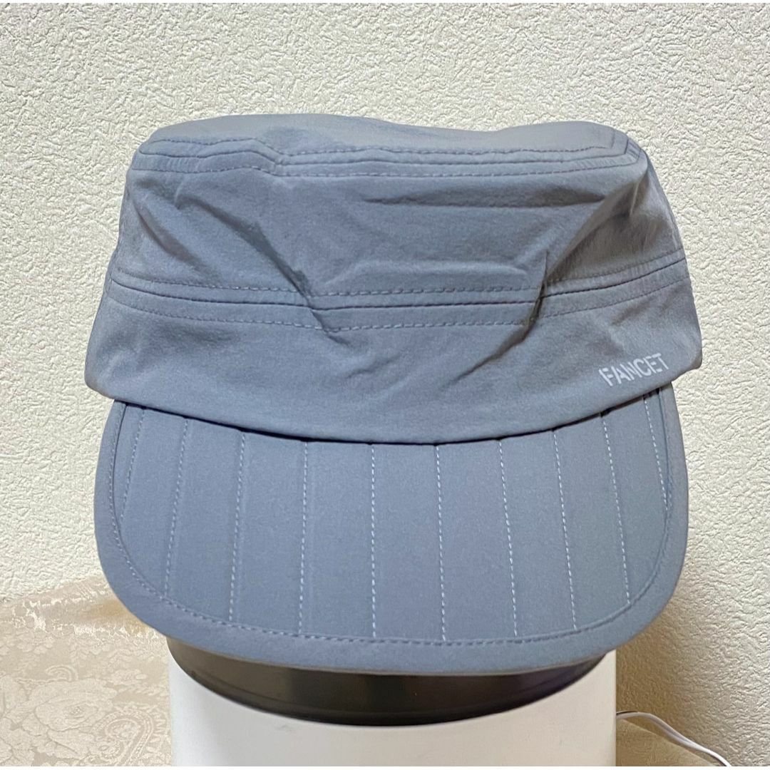 【新品未使用】【メンズ５８～６０㎝】折りたためるワークキャップ　グレー メンズの帽子(キャップ)の商品写真