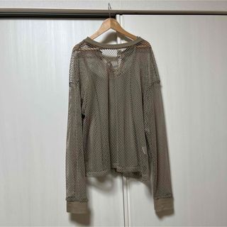 美品　Acka mesh loose tops(シャツ/ブラウス(長袖/七分))