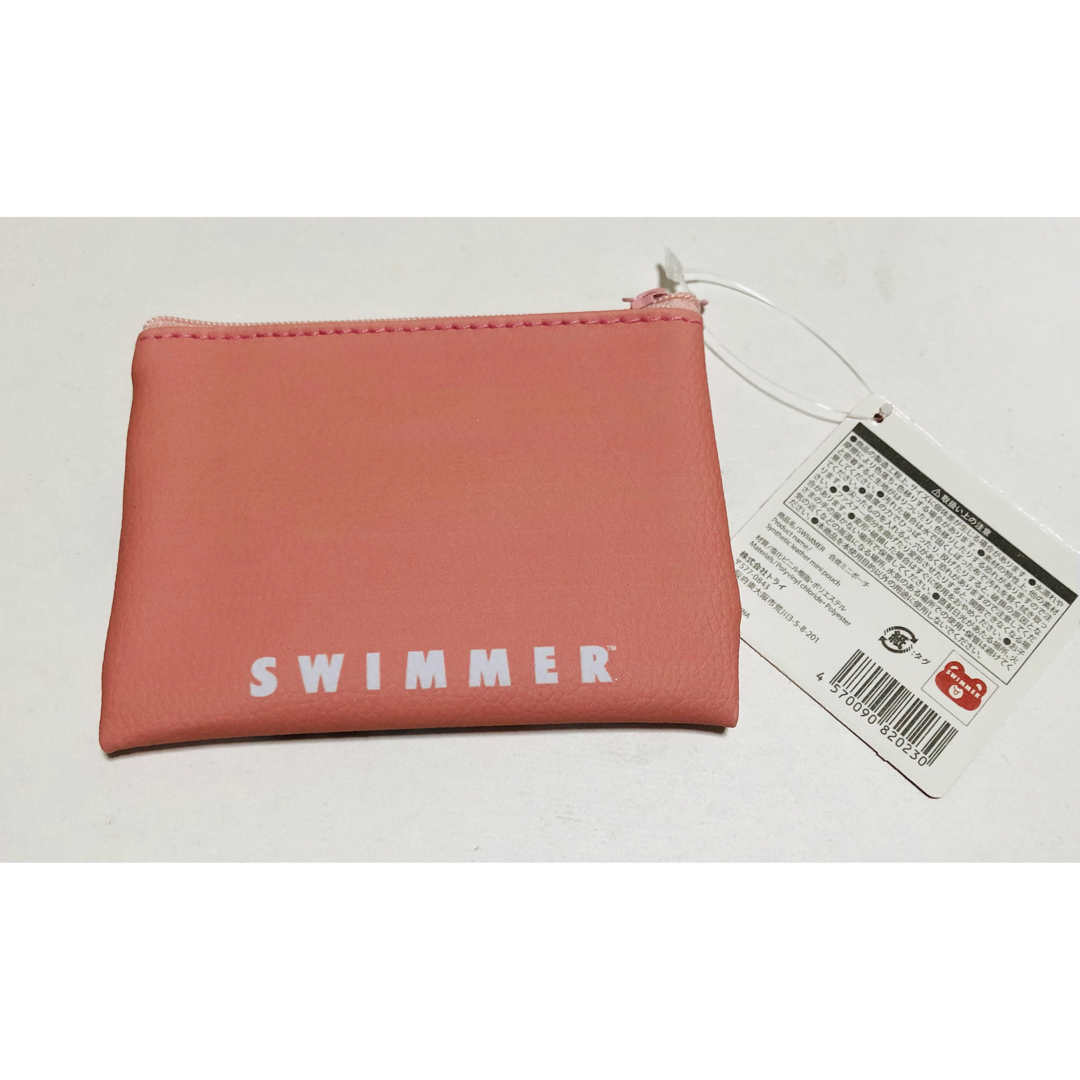 SWIMMER(スイマー)のキャンドゥ スイマー 合皮ミニポーチ SWIMMER レディースのファッション小物(ポーチ)の商品写真