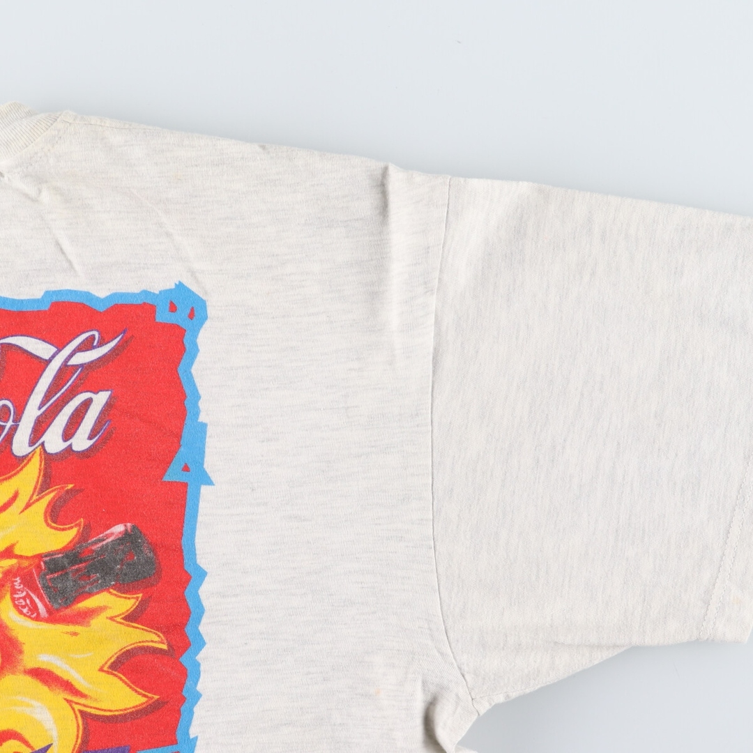 Hanes(ヘインズ)の古着 ヘインズ Hanes COCA-COLA コカコーラ バックプリント アドバタイジングTシャツ メンズXL /eaa435003 メンズのトップス(Tシャツ/カットソー(半袖/袖なし))の商品写真