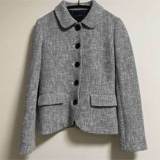 タルボット(TALBOTS)のタルボット　ツイード　ジャケット　TALBOTS 0 レディース(テーラードジャケット)