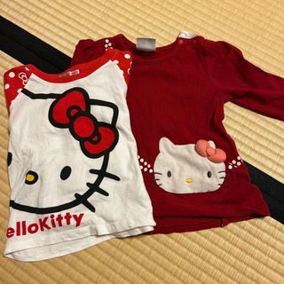 ハローキティ(ハローキティ)のキティちゃん　ロンT 90(Tシャツ/カットソー)