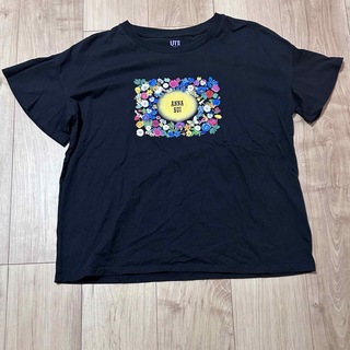 ユニクロ(UNIQLO)のユニクロ×ANNA SUI☆Tシャツ 半袖 花柄(Tシャツ(半袖/袖なし))
