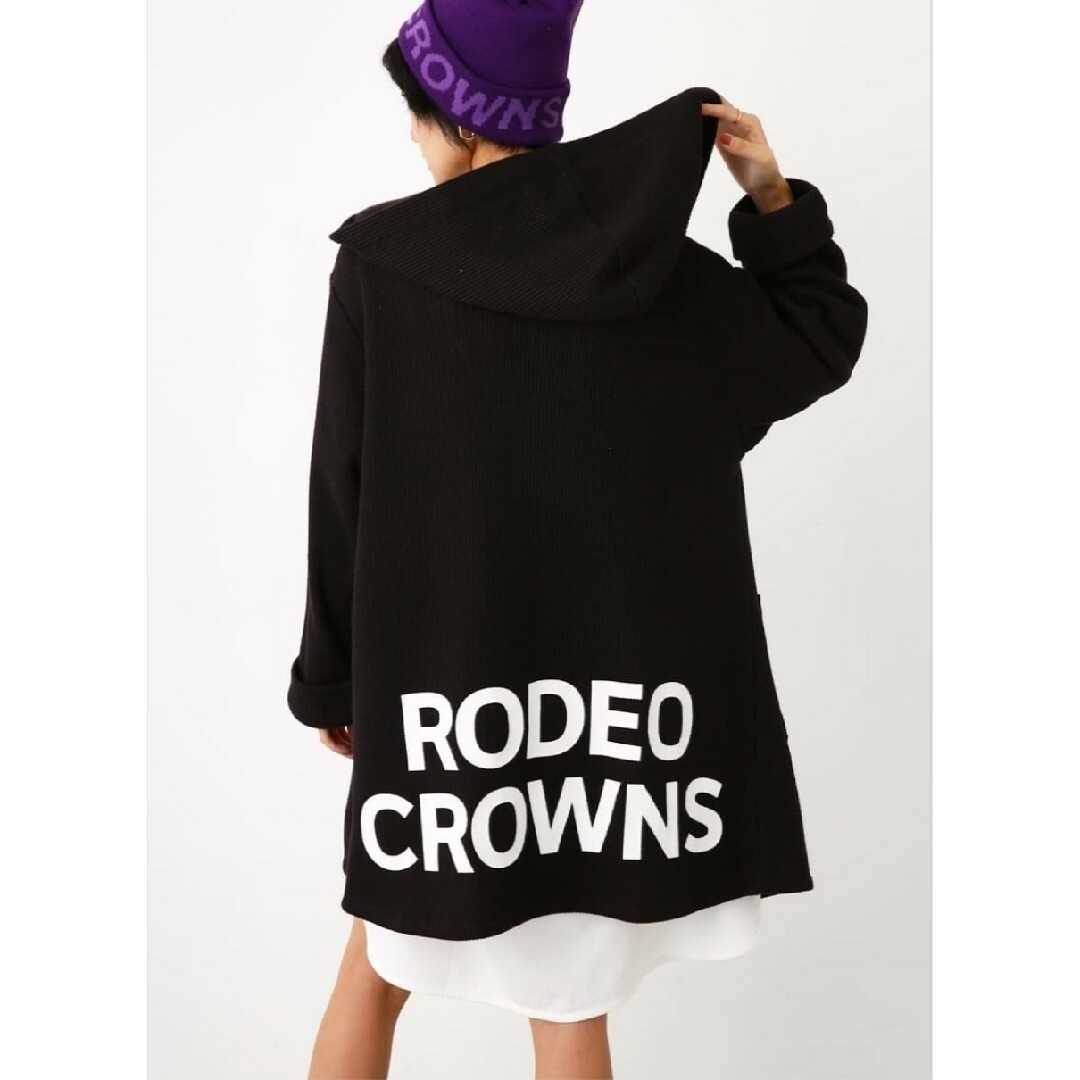 RODEO CROWNS WIDE BOWL(ロデオクラウンズワイドボウル)の〈タグ付き新品〉ロデオクラウンズワイドボウル  ニットライク裏起毛ガウン レディースのジャケット/アウター(その他)の商品写真