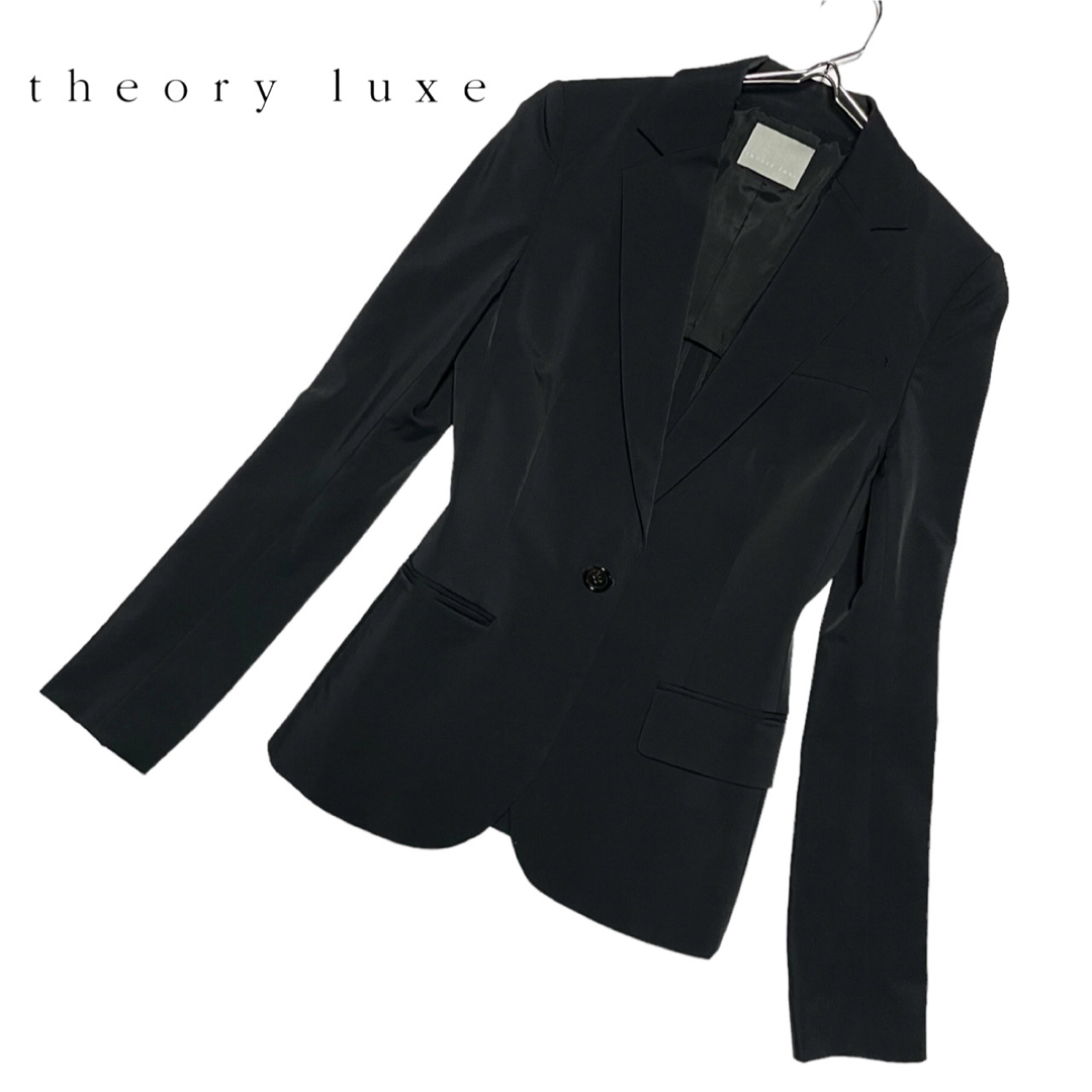 Theory luxe(セオリーリュクス)のtheory luxe セオリーリュクス 1B テーラードジャケット ストレッチ レディースのジャケット/アウター(テーラードジャケット)の商品写真