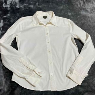 カルバンクライン(Calvin Klein)の【極美品】 カルバンクライン 白シャツ ブラウス(シャツ/ブラウス(長袖/七分))