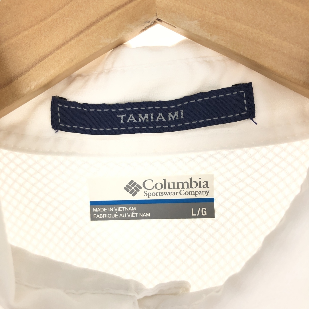 Columbia(コロンビア)の古着 コロンビア Columbia TAMIAMI 長袖 ボタンダウン フィッシングシャツ メンズL /eaa431717 メンズのトップス(シャツ)の商品写真