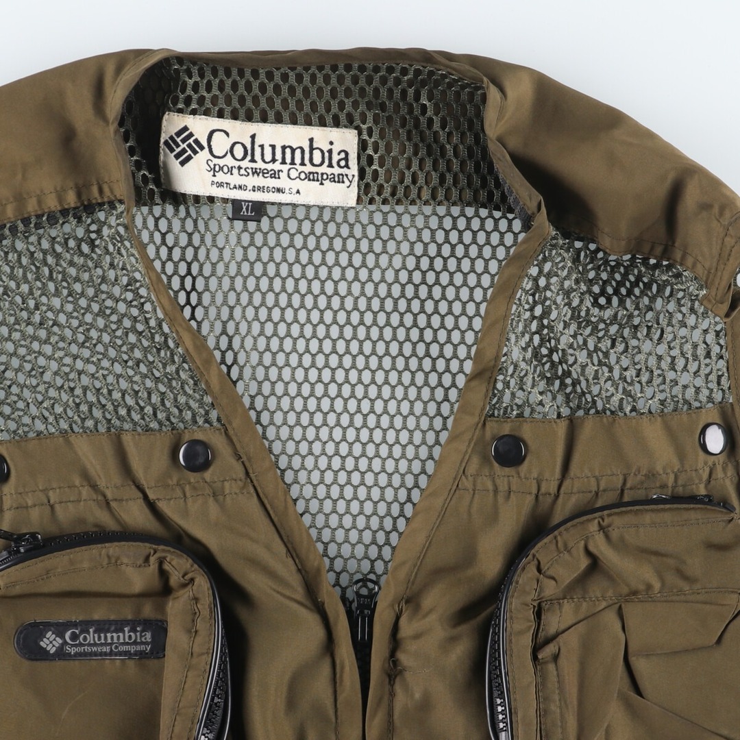 Columbia(コロンビア)の古着 90年代 コロンビア Columbia フィッシングベスト レディースXL ヴィンテージ /eaa433543 レディースのトップス(ベスト/ジレ)の商品写真