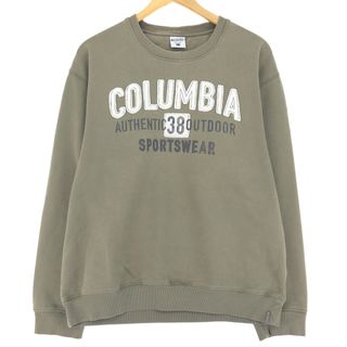 コロンビア(Columbia)の古着 00年代 コロンビア Columbia ワンポイントロゴスウェットシャツ トレーナー メンズL /eaa411359(スウェット)