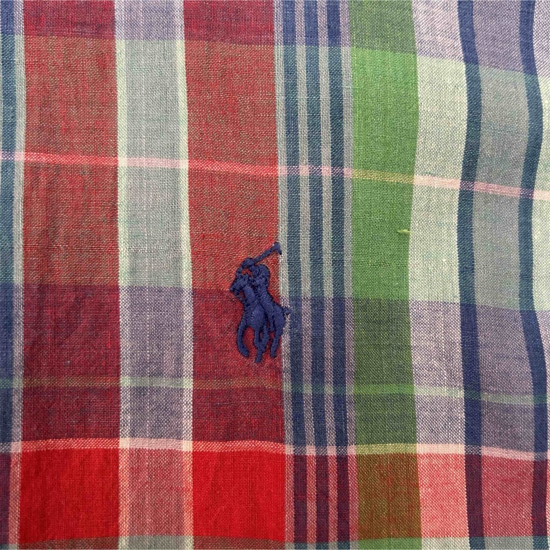 Ralph Lauren(ラルフローレン)の古着 90s Ralph Lauren POLO COUNTRY 長袖BDシャツ メンズのトップス(シャツ)の商品写真