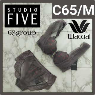 ワコール(Wacoal)のWacoal StudioFive ブラジャーショーツ C65M IB4063(ブラ&ショーツセット)